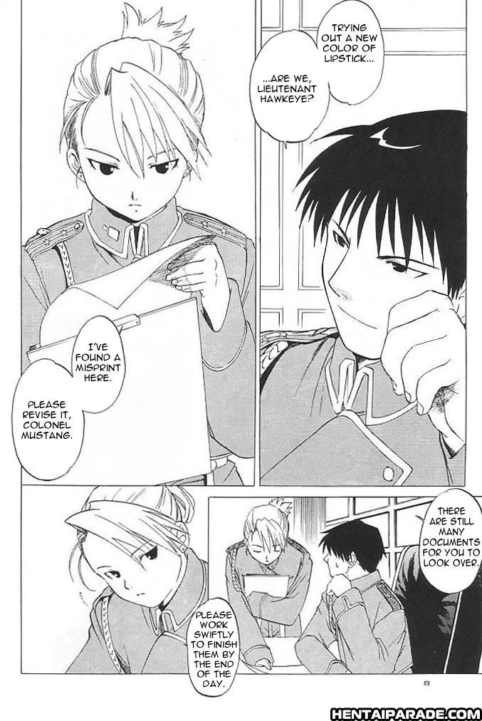 Fullmetal alchmist hentai doujin has